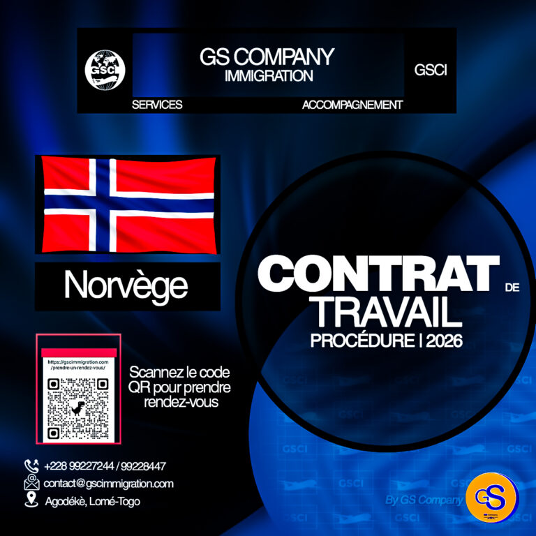 Opportunité exceptionnelle : Travail en Norvège - 2500 € / mois
