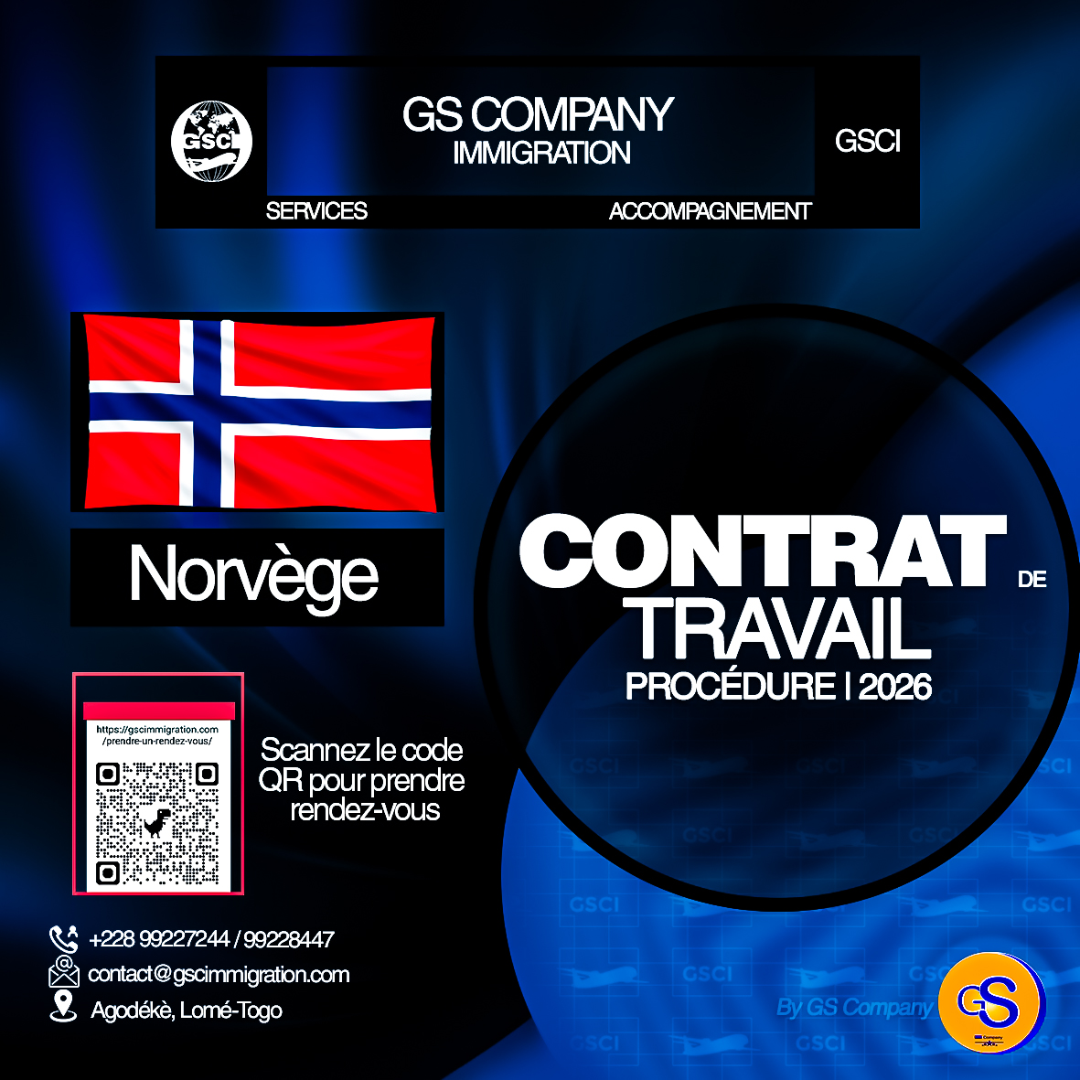Opportunité exceptionnelle : Travail en Norvège - 2500 € / mois